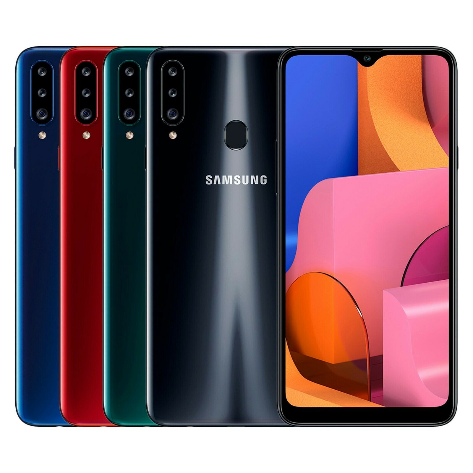 Samsung Galaxy A20s 32gb 3gb Ram Sm A207fds Factory Unlocked 65 Dual Sim Ebay